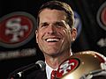 Niners hire Harbaugh as head coach