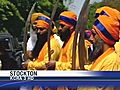 Thousands Of Sikhs March In Stockton