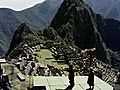 ペルーのマチュピチュ遺跡で古代インカの伝統的儀式を再現