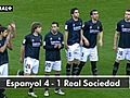 Liga BBVA. Jornada 25. Espanyol 4-1 R. Sociedad