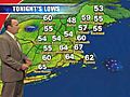 08/03/09: NECN weather forecast,  4pm