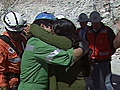 14th miner greets family,  president