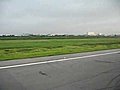 United Airlines B747-400 Take Off from Bangkok - Window View