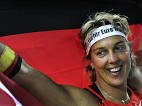 Gold für Steffi Nerius im Speerwurf