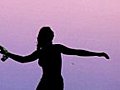 Sunset Dancer0 Stock Footage