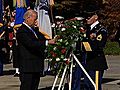 Raw Video: Biden Lays Wreath at Arlington