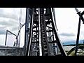 Front Row On World’s Steepest Roller Coaster