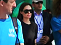 Video: Angelina Jolie meets Syrian refugees