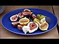 Emeril Green: Figs with Blue Cheese Honey and Lavender