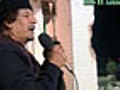 Gaddafi Rallies His Supporters