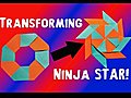 How To Make A Transforming Ninja Star 8 Pointed  - Exyi - Ex Videos