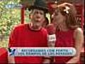 Sheila recuerda su infancia con el payaso