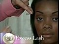 How to Apply False Eye Lashes