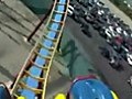 Point Of View Video Of Scream Roller Coaster At Six Flags Magic