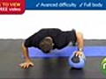 STX Strength Training How To - Plyometric push up with medicine ball for explosive power,  1 set, 20 reps