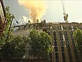 Rooftop fire tackled in Aldwych,  central London