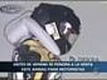 Nace el primer casco con airbag para motoristas