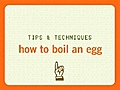 How to Boil an Egg (Video)