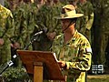 Army memorial for fallen diggers