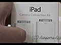 Apple iPad Camera Connection Kit Unboxing