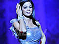 Sridevi almost trips on the ramp