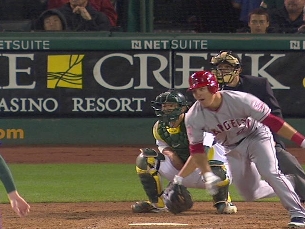 Trout’s RBI single