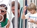 Beckham e Victoria fazem festa para o filho