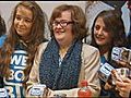 Susan Boyle shows off her Wee Box