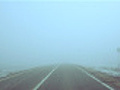 Fog on the road