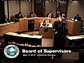 Humboldt County Board of Supervisors Meeting,  Afternoon Session - 2010-05-11 (May 11, 2010)