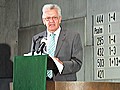 Ministerpräsident predigt in der Stuttgarter Friedenskirche.