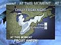 Northeast Frost Tonight
