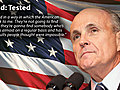 Rudy Giuliani Radio Ad: Tested