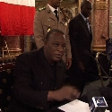 Guinea junta leader visits France