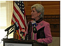 Sebelius rallies for Obama