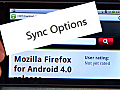 How to sync Firefox 4 to Android