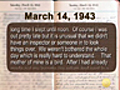 Lt. Reichard’s WWII Diary - March 14,  1943