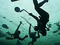 Underwater Ice Hockey