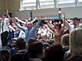 Teachers treat students to surprise dance routine