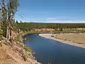 Royalty Free Stock Video HD Footage Scenic View of a River in Grand Teton National Park in Wyoming