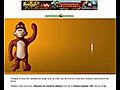 Un jeu de singe en plastique à frapper