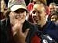 Excited Fans Celebrate Wild Card Clinch