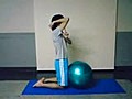 肩のストレッチ