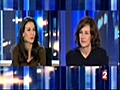 Valérie Lemercier au JT de France 2 (01/11/2008)