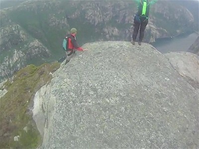 Base Jumping POV