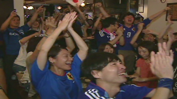Japan celebrates World Cup win
