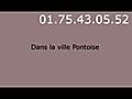 Plombier Pontoise - Tél : 01.75.43.05.52. Deplacement  Gratuit Pontoise.