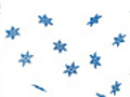 Snowflakes falling on white background with alpha