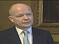 Hague on Libya conference