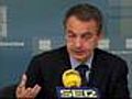 Zapatero dice que las cifras negativas de paro son relativas